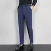 Ternos masculinos Men Suje calça calças de verão Casual Casual Coreano Corretas de cordas