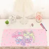 Mouse Pads Wrist Rests Cartoon Japanese Cute Anime Mouse Pad Waterproof Desktop Oil-proof Non-slip Desk Mat Kawaii Gaming Pads Students Writing Pad 230518