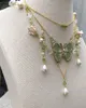 Pendant Necklaces Green Butterfly Asymmetric Choker Fairycore Fairy 230517