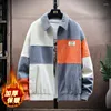 Herenjacks herfst trend los plus size top jas motorfietsjack m -7xl heren -ups corduroy voor mannen casacos de huis