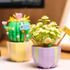 Blocks Creativity Compatible Building Blocks Bouquet Girlfriend Gift Home Decoration Flower Model Kid toys R230629