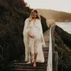 Kraamfotografie props jurken maat verstelbare zwangerschap fotoshoot lange jurk zijkanten r230519