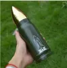 Bullet Shape Cup Thermos Isolation Gobelets Tasses Missile Militaire Tasse À Café Drinkware Bouteille D'eau Sous Vide En Acier Inoxydable 350ml M34