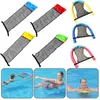 Air inflation toy Swimming Pool Mat Inflatable Floating Ring Hammock Water Pool Mattress Float Lounger Toys Swimming Pool Chair Swim Ring Bed 230518