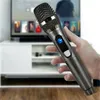 Mikrofonlar Karaoke Partisi Ev Toplantısı için Kablosuz Mikrofon Şarj Edilebilir Lityum Pil Alıcı ile Church School Show 230518
