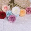 Fiori decorativi artificiali per la decorazione domestica Vaso di ortensia di seta finta Bouquet da sposa Pompon di Natale Accessori da sposa