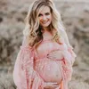 Maternity Dresses For Pregnancy Pregnant Clothes Gown Women Wedding Dress Sexy Photo Shoot Photography Props Clothing