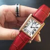 Women's Watch Luxury Diamond Designer watches New Fashion Women Dress Watches Casual Rectangule Leather Quartz Wristwatch