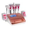 Nuova promozione 8 in 1 vuoto di cavitazione ultrasonica che dimagrisce macchina laser Lipo a radiofrequenza per Spa RF 40K 80K attrezzatura di bellezza multifunzionale