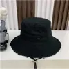 럭셔리 새로운 디자이너 여성 여름 Casquette Fedora Metal Wide Brim 모자 Le Bob Artichaut 여성 브랜드 버킷 모자