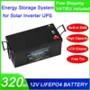 320AH LiFePO4 batterie RV système de stockage d'énergie domestique 280AH 350AH 12V grande capacité alimentation de secours d'urgence pour onduleur solaire UPS