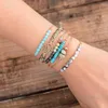 Braccialetti di perline di filo per donne Pietre naturali Stringa Amicizia Femme Bohemien Simpatici regali vegani semplici