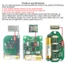 Intelligente Fernbedienung, 10 Stück, 43 Hz, kabellos, RF-Duplikator, 4 Kanäle, elektrisches Tor, Garagentor, Schlüsselschalter, Fob-Controller 230518