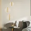 Lampadari JMZM Lampadario rotondo nordico Ingresso camera da letto sala da pranzo moderna a tre teste con faretto piccolo