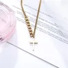 Real 10k jaune solide fin fin gf jesus jesus cross crucifix charme grand pendant figaro chain collier or argent couleur