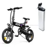 Ersättning Li-ion batteripaket 36V 9.6AH 10.4AH 10.5AH 14AH för 250W 350W 500W ADO A16 A20 Folding City Commuter Electric Bike