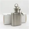 Hip Flasks Portable Whisky Stainless Steel Flask Stoup 1Oz 2 Oz 3Oz 4Oz 5Oz 6Oz 7Oz 8Oz Liquor Wine Pot Drop Delivery Home Garden Ki Dhjy4