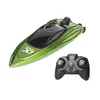 ElectricRC Boats Waterproof 24 GHz RC Boat High Speed ​​Electric Ship Water Model With LED Lights Children Remote Control Toy 230518