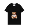 Mens T-shirt Women's Designer T-shirt with Letters Bear Summer Casual Tee Shirt Luxury Tops Street Clothing Short Sleeve T-shirt Size S-XXL