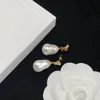 Wholesale Pearl Earrings Female French Elegance High Sense Silver Stud Earrings