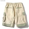 s 2023 été nouveaux hommes 100% coton lâche rue Bermudes mâle à la mode Hip Hop pantalon vêtements Harajuku Cargo ShortL230519