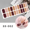 Nagelstickers Sanuxc Semi-permanente lijm Pools Volledige omslag voor kunstmanicure Stickers vrouwen