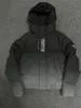 Trapstar londres decodificado com capuz puffer 2.0 gradiente preto jaqueta masculina bordado térmico com capuz masculino casaco de inverno topos 188