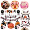 Altre forniture per feste festive Zucca di Halloween Fantasma Set di palloncini Set di palloncini in lattice Fai da te Spider Foil Decorazione Puntelli Drop Deliver Dherd