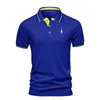 Męska męska letnia sporty sportowe Modna moda z krótkim rękawem męski designer męski Lapel High Quality Polo Shirt Top 230519