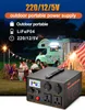 Inverter 220V Mobil Güç İstasyonu Şarj Edilebilir Lityum Pil 12V Lifepo4 Pil Paketi 350W 60A BMS Açık hava kampı için