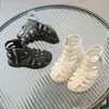 Sandals Kids Sandals for Girls Summer Shoes بسبب شقق الأطفال Princess Shoes Girl من 2 إلى 8 سنوات Gladiator Toddler Boots Aa230518