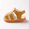 Sandaler Summer Toddler Shoes Soft Soled Girl Boy Baby Barnvandrar Sandaler 1-2 år 15-19 Cow Muscle PU Slipper AA230518