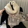 Sarongs Fsahion Primavera Scialli di seta Sciarpa per signora Grandi stole da spiaggia con stampa floreale Foulard Hijab femminile Sottile Bufanda Sciarpe 230519