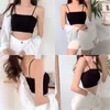 Bustiers Corsets Женская трубка топ невидимый бюстгальтер без бретелек Bandeau Bralette Streetwear Tops Бесплатные нижнее белье сексуальное нижнее белье лето