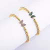 Sale Butterfly Shape Fashion Classic Colors Braided Rope Chain Handmade Bracelets for Women Men Adjustable Jewelry