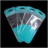 Packing Bags Transparent Plastic Resealable Bag Self Sealable Electronic Products Jewelry Storage Clear Window Package 4 Sizes Drop Dhnzv