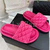 Slippers Size 35-43 Женская обувь летние хлопчатобумажные шлепанцы платформы Beac Sewing Flat Slides Open Toes Seaside Sandals x230519