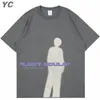 Kadın Tshirt büyük boy erkekler tişörtleri goth kayıp ruhlar baskılı unisex kısa kol tişört moda pamuk harajuku yaz üstleri hip hop 23519