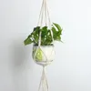 Decorative Flowers LUDA 1 Pcs Macrame Double Plant Hanger 2 Tier Hanging Planter & 2Pcs Artificial Ivy Garland Fake Vine Plants