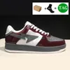 2023 Bapestas Chaussures avec box Mens Platform Sneakers Sta Low Nigo Designer Bathing Apes Shark Noir blanc gris rose rose vert ABC COMO CAMO BLUE MEN FEMMES TRAINS GAI