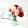 Fleurs décoratives 10 pièces Bouquet Artificielle Boule De Chrysanthème Présent Pour Glorious Moral Home Office House Party DIY Mariage