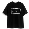 Herren-Baumwoll-T-Shirt mit Buchstaben-Aufdruck, 100 % reine Baumwolle, für Männer und Frauen, Paar-Flut-Armband-Tops, lässige T-Shirts in Übergröße, M-Xxxxxl