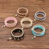 Charm Armband 2023 Fashion Bohemian Style pärlstav armband kvinnlig personlighet All-Match Trend Simple Tassel Colorful Multi-Layer J