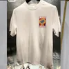 Men's T-Shirts Drop CASABLANCA T-shirts Rainbow Mushroom Letter Print Short Sleeve Tops Cotton Loose Men Women T Shirt 230519