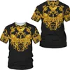 Camisetas de hombre Verano León Cabeza Patrón Impresión 3D Camiseta Moda Hombre Calle Casual Camisa deportiva Hombre O-cuello Camiseta de gran tamaño 230519