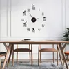 Wall Clocks Clock Hanging Decor DIY Prop Nordic Style Household Accessories Simple Pendent Home Supplies Decal
