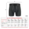 Caleçon 3 pièces ensemble Long Boxer Shorts hommes culottes maille respirant sous-vêtement masculin pour Sexy Homme Boxershorts Box Gay 230519