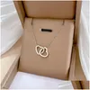 Pendant Necklaces 316L Stainless Steel Simple Doubleheart Titanium Nonfading Trend Necklace Colar Feminino Ouro Chain Drop Delivery Dh9Sf