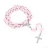 Naszyjniki wiszące Jezus Cross Rosary Naszyjnik vintage biżuteria 2022