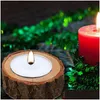 Fioriere Vasi Ceppo Portacandele Pilastro Di Legno Albero Rustico San Valentino Decorazione Domestica Vaso Di Fiori 3 Pz / Lotto Goccia D Dhhsu